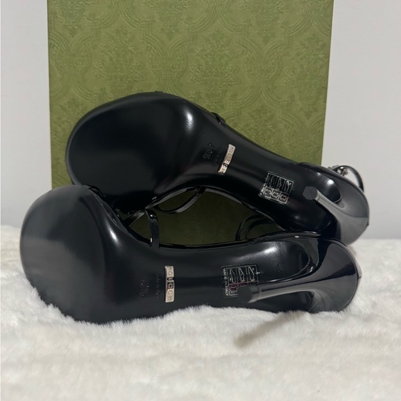 Gucci Patent Leather  Black Heels - Picture 6 of 7